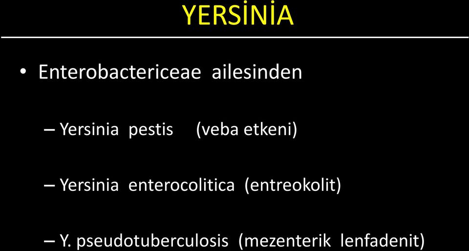 Yersinia enterocolitica (entreokolit)