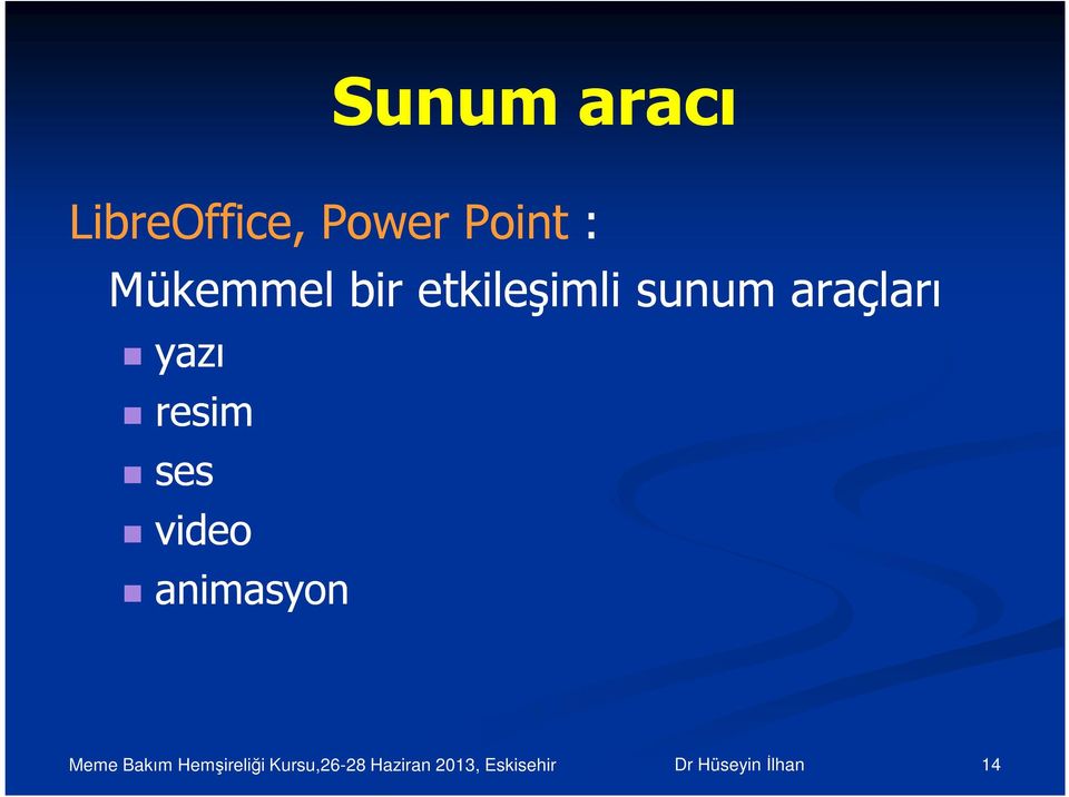 etkileşimli sunum araçları