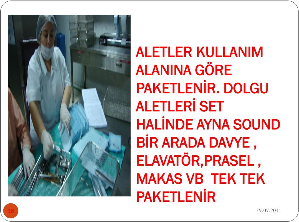 DOLGU ALETLERİ SET HALİNDE AYNA