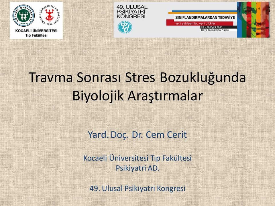 Cem Cerit Kocaeli Üniversitesi Tıp