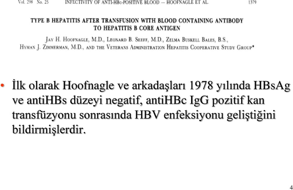 antihbc IgG pozitif kan transfüzyonu