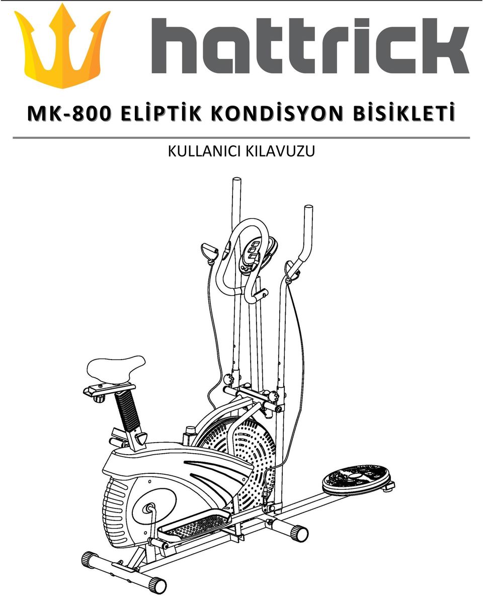 MK- 800 ELİPTİK KONDİSYON BİSİKLETİ KULLANICI KILAVUZU - PDF Ücretsiz  indirin