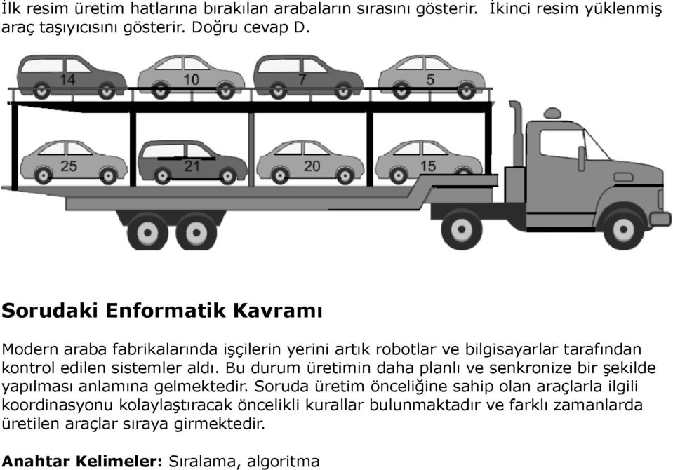 Bu durum üretimin daha planlı ve senkronize bir şekilde yapılması anlamına gelmektedir.