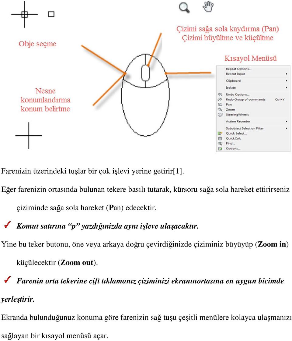 Komut satırına p yazdığınizda aynı işleve ulaşacaktır.