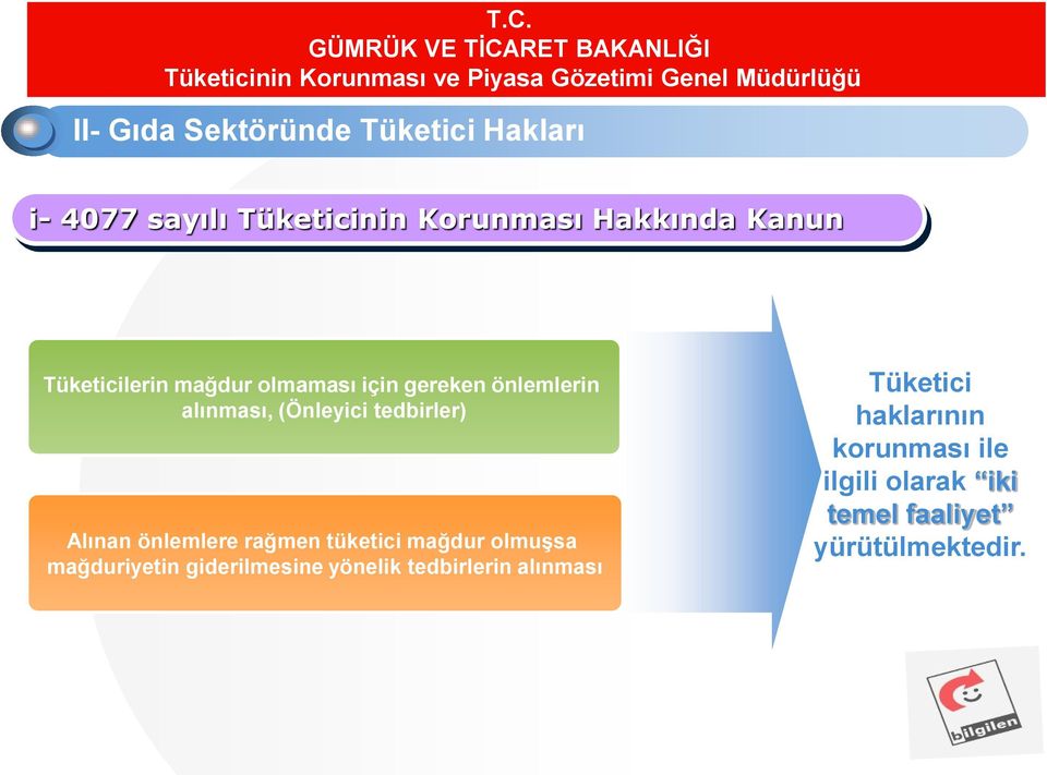 Alınan önlemlere rağmen tüketici mağdur olmuşsa mağduriyetin giderilmesine yönelik