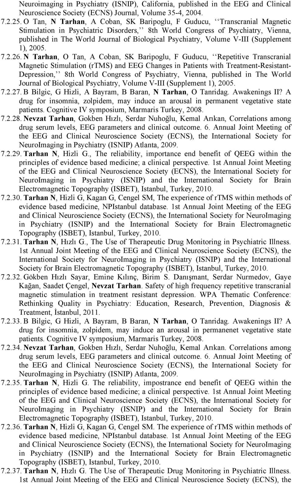 Psychiatry, Volume V-III (Supplement 1), 2005. 7.2.26.