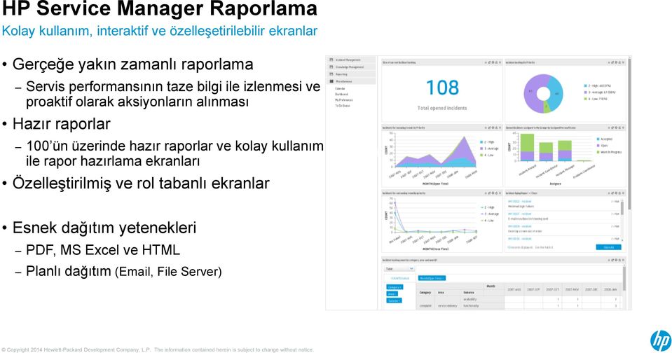 Hazır raporlar 100 ün üzerinde hazır raporlar ve kolay kullanım ile rapor hazırlama ekranları