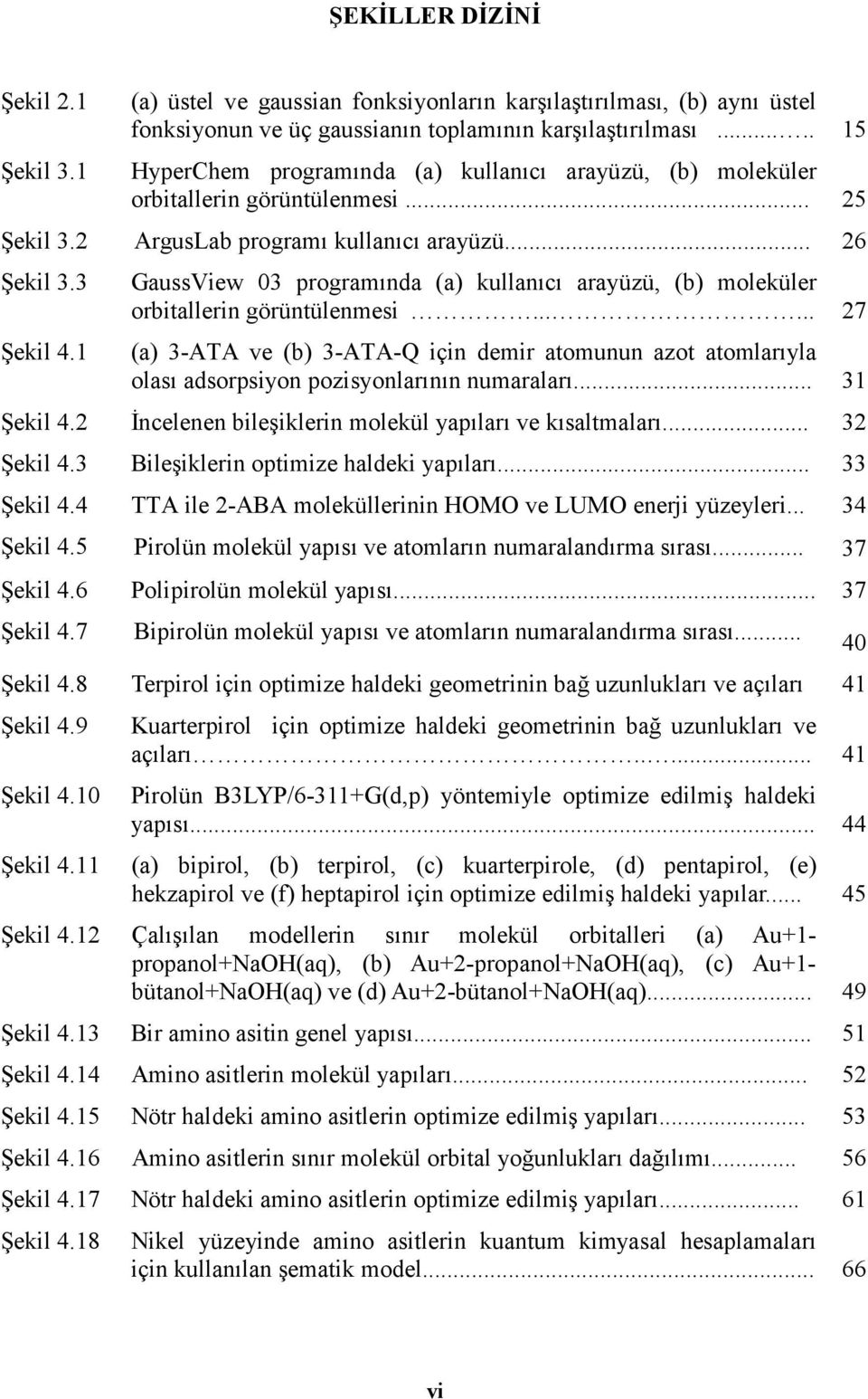 1 GaussView 03 programında (a) kullanıcı arayüzü, (b) moleküler orbitallerin görüntülenmesi.