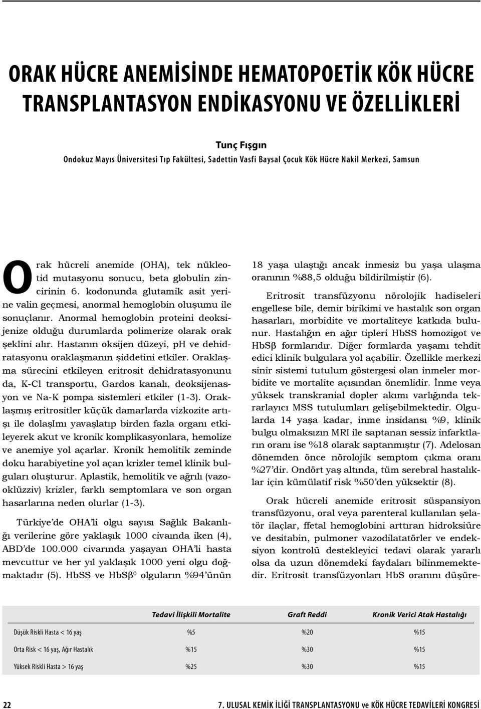 Anormal hemoglobin proteini deoksijenize olduğu durumlarda polimerize olarak orak şeklini alır. Hastanın oksijen düzeyi, ph ve dehidratasyonu oraklaşmanın şiddetini etkiler.