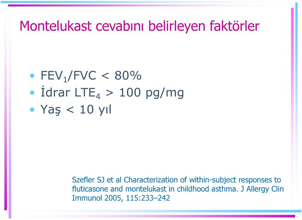 Characterization of within-subject responses to fluticasone