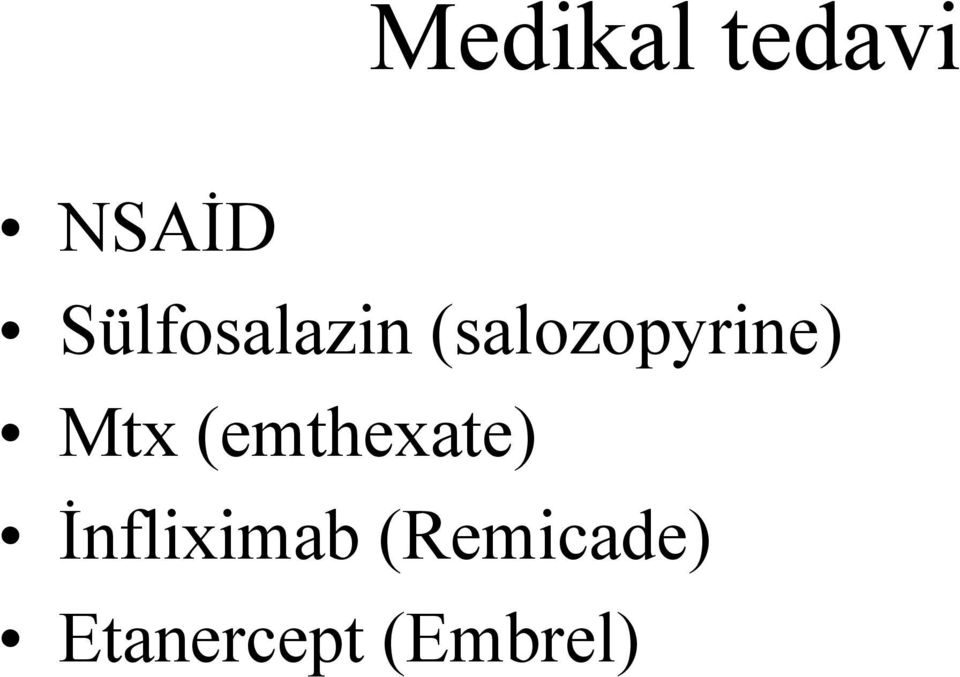 (salozopyrine) Mtx