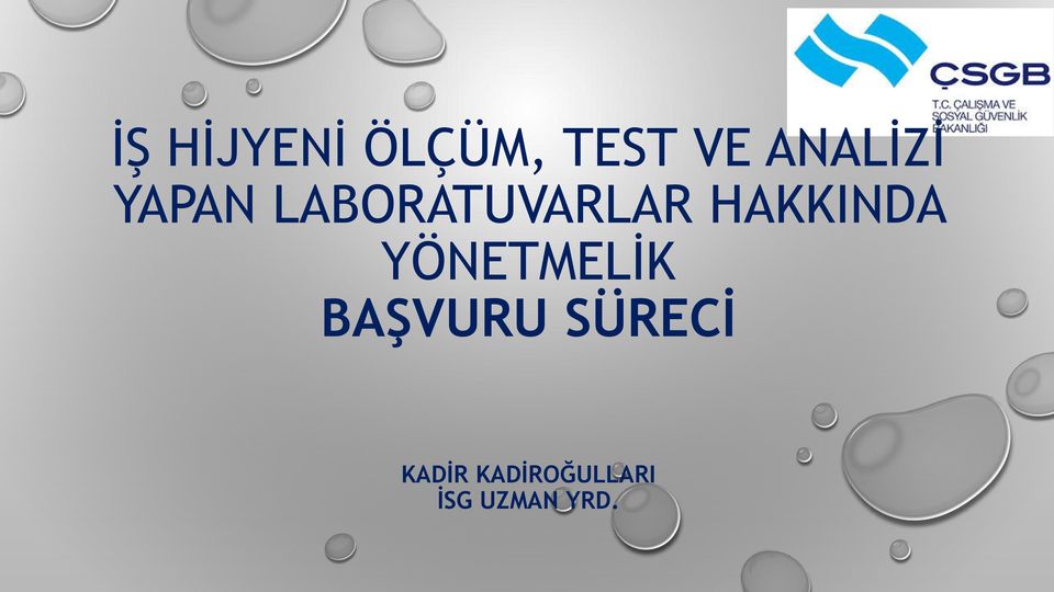 HAKKINDA YÖNETMELİK BAŞVURU