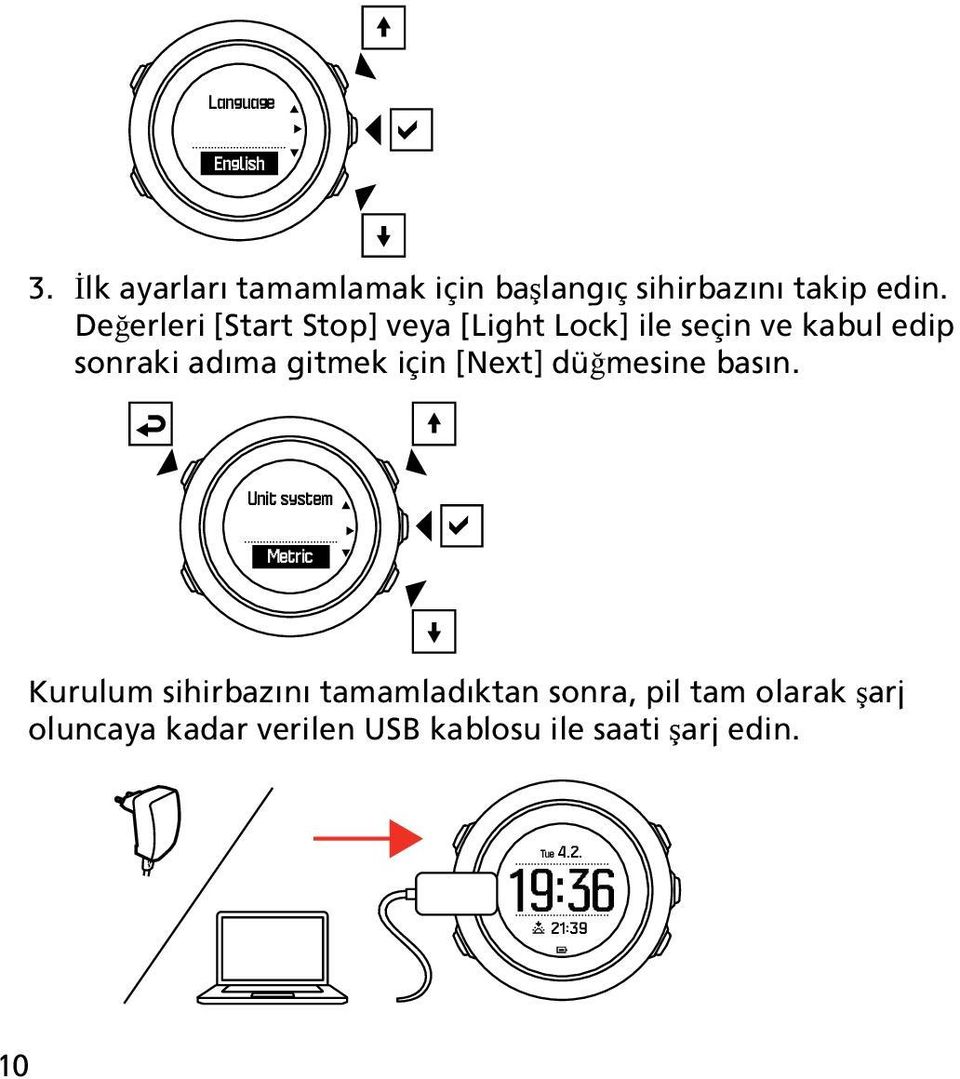 için [Next] düğmesine basın.