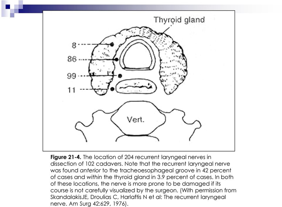 the thyroid gland in 3.9 percent of cases.
