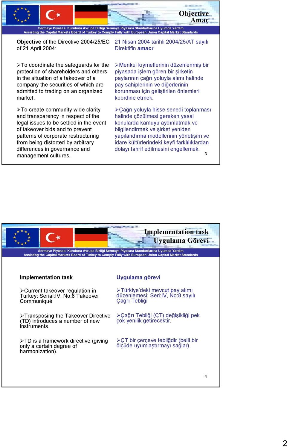 To create community wide clarity and transparency in respect of the legal issues to be settled in the event of takeover bids and to prevent patterns of corporate restructuring from being distorted by