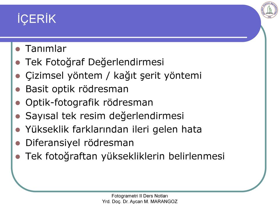 rödresman Sayısal tek resim değerlendirmesi Yükseklik farklarından