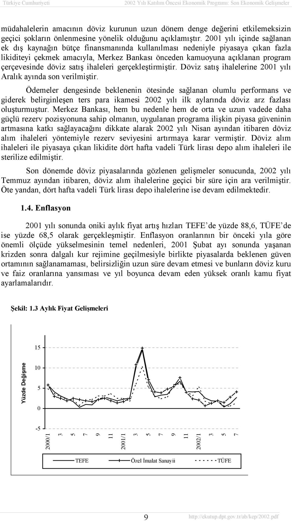 2001 yõlõ içinde sağlanan ek dõş kaynağõn bütçe finansmanõnda kullanõlmasõ nedeniyle piyasaya çõkan fazla likiditeyi çekmek amacõyla, Merkez Bankasõ önceden kamuoyuna açõklanan program çerçevesinde