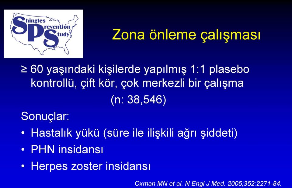 38,546) Hastalık yükü (süre ile ilişkili ağrı şiddeti) PHN