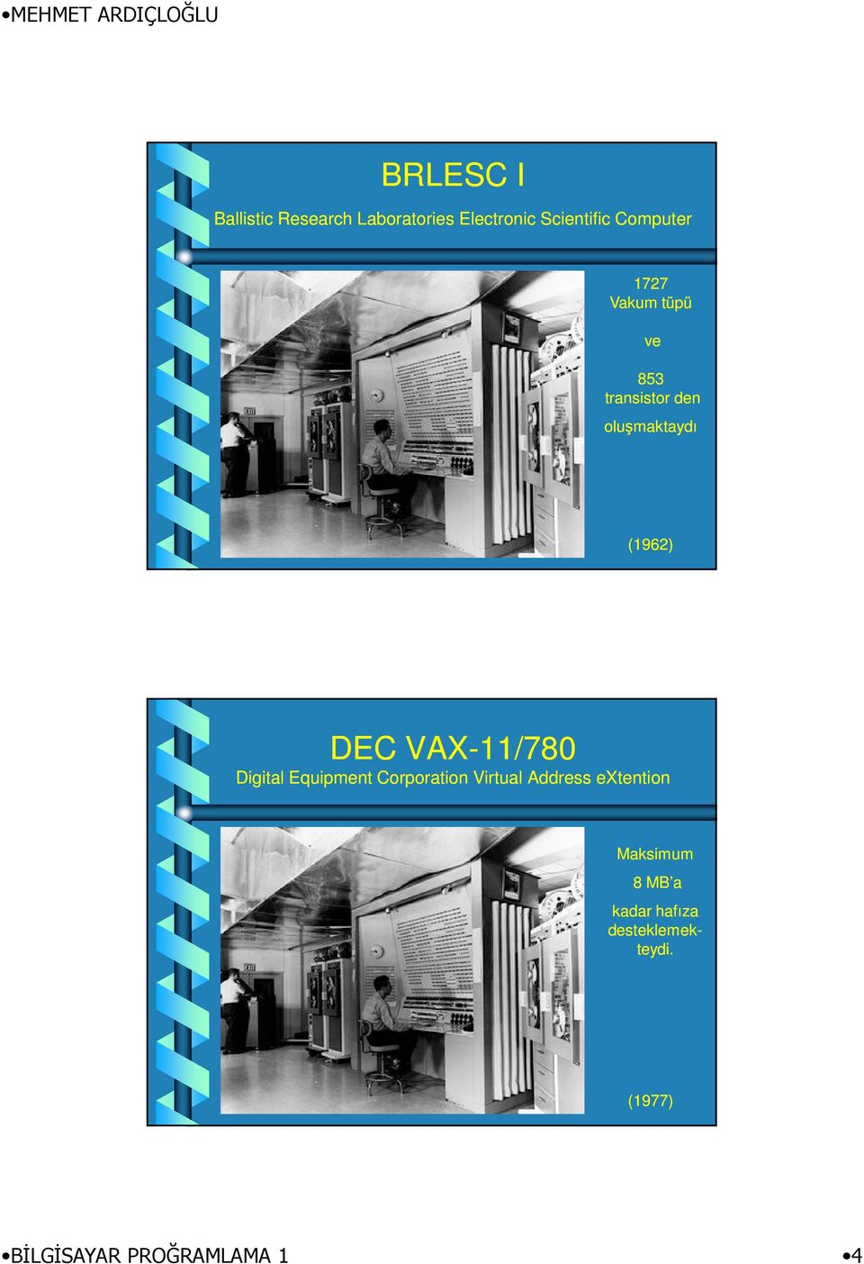 VAX-11/780 Digital Equipment Corporation Virtual Address extention