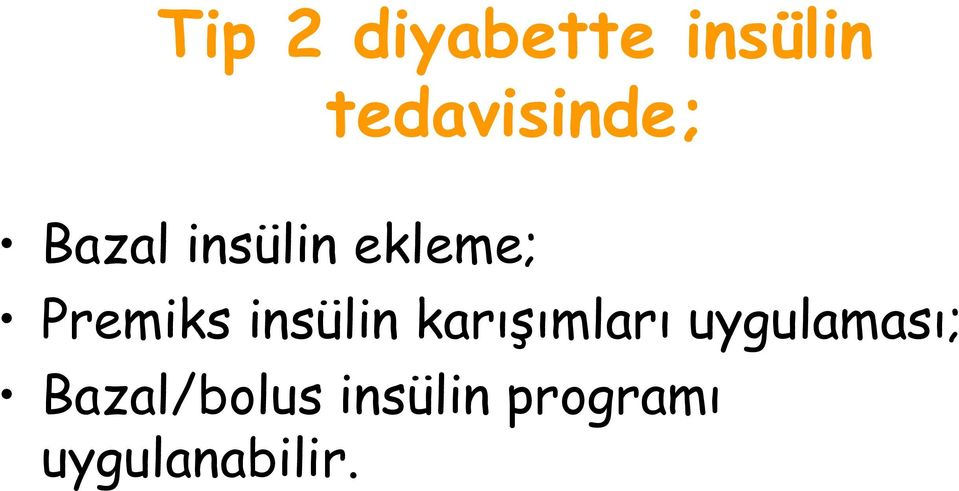 Premiks insülin karışımları