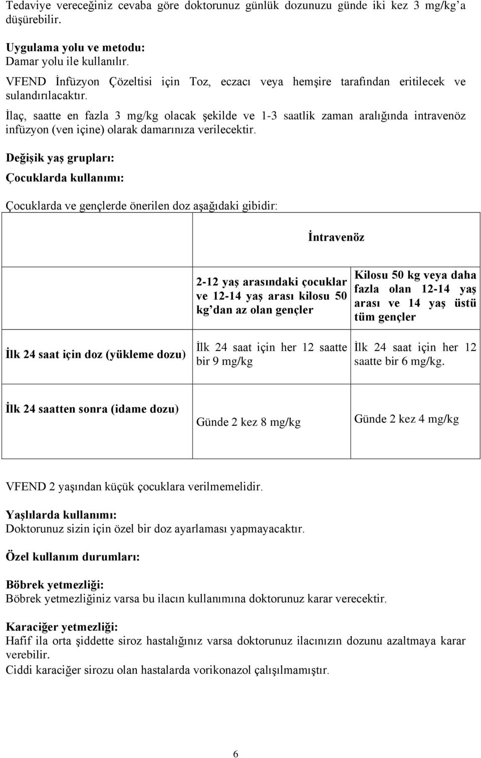 İlaç, saatte en fazla 3 mg/kg olacak şekilde ve 1-3 saatlik zaman aralığında intravenöz infüzyon (ven içine) olarak damarınıza verilecektir.