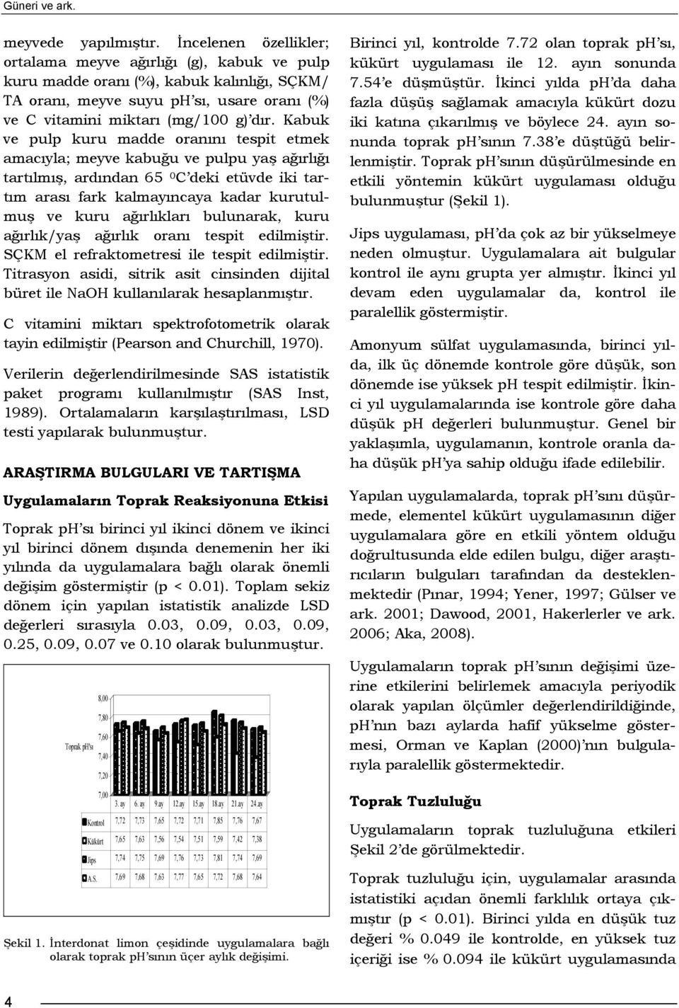 Kabuk ve pulp kuru madde oranını tespit etmek amacıyla; meyve kabuğu ve pulpu yaş ağırlığı tartılmış, ardından 65 C deki etüvde iki tartım arası fark kalmayıncaya kadar kurutulmuş ve kuru ağırlıkları