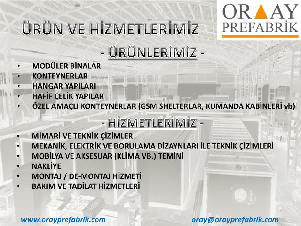 MEKANİK, ELEKTRİK VE BORULAMA DİZAYNLARI İLE TEKNİK ÇİZİMLERİ MOBİLYA VE