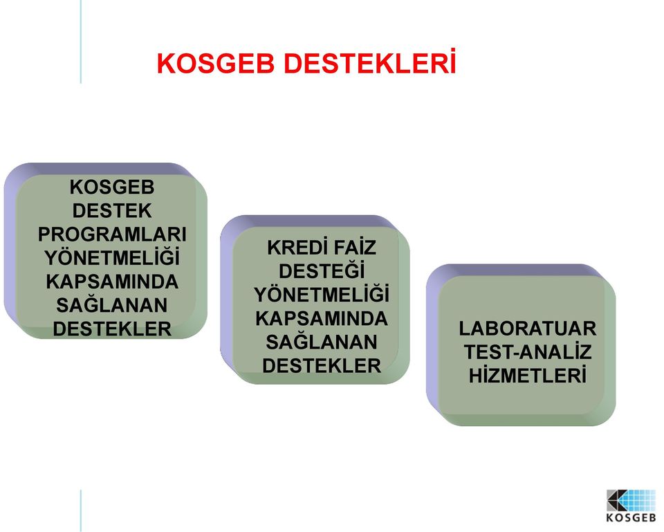 KREDİ FAİZ DESTEĞİ  LABORATUAR TEST-ANALİZ