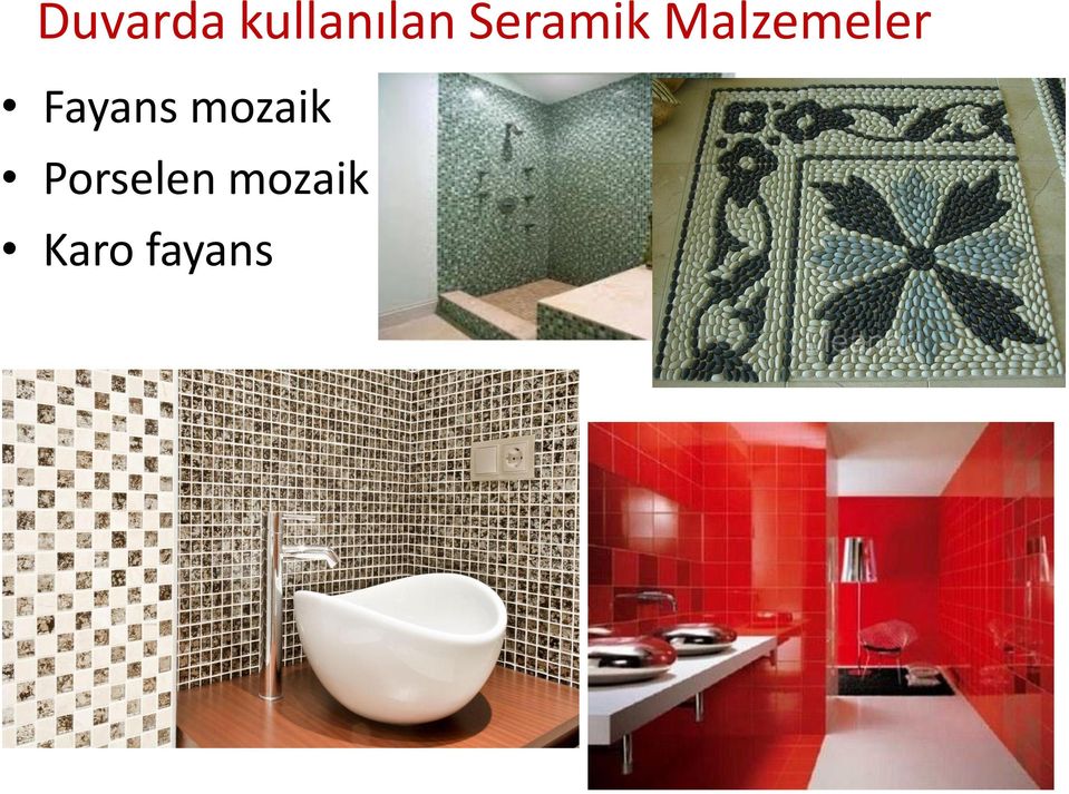 Fayans mozaik