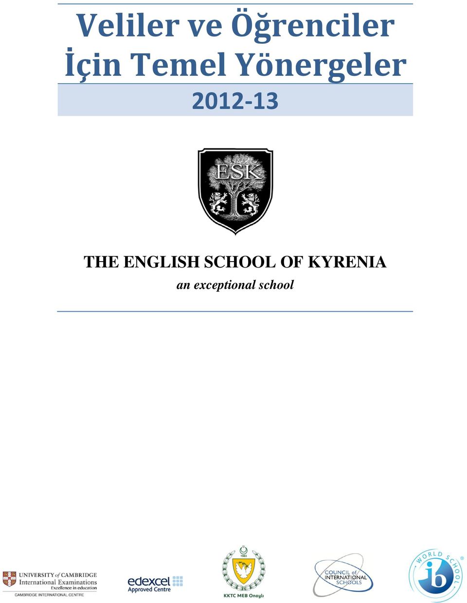 2012-13 THE ENGLISH
