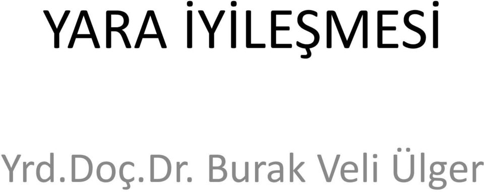 Yrd.Doç.Dr.