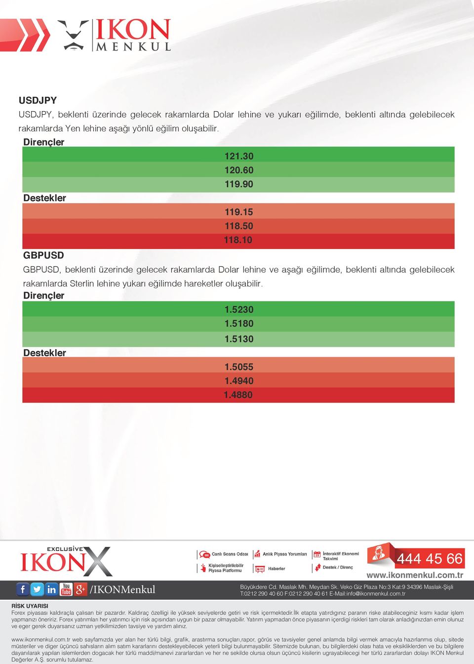 10 GBPUSD, beklenti üzerinde gelecek rakamlarda Dolar lehine ve aşağı eğilimde, beklenti altında gelebilecek rakamlarda Sterlin lehine yukarı