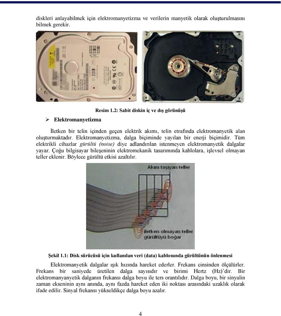 Elektromanyetizma, dalga biçiminde yayılan bir enerji biçimidir. Tüm elektrikli cihazlar gürültü (noise) diye adlandırılan istenmeyen elektromanyetik dalgalar yayar.