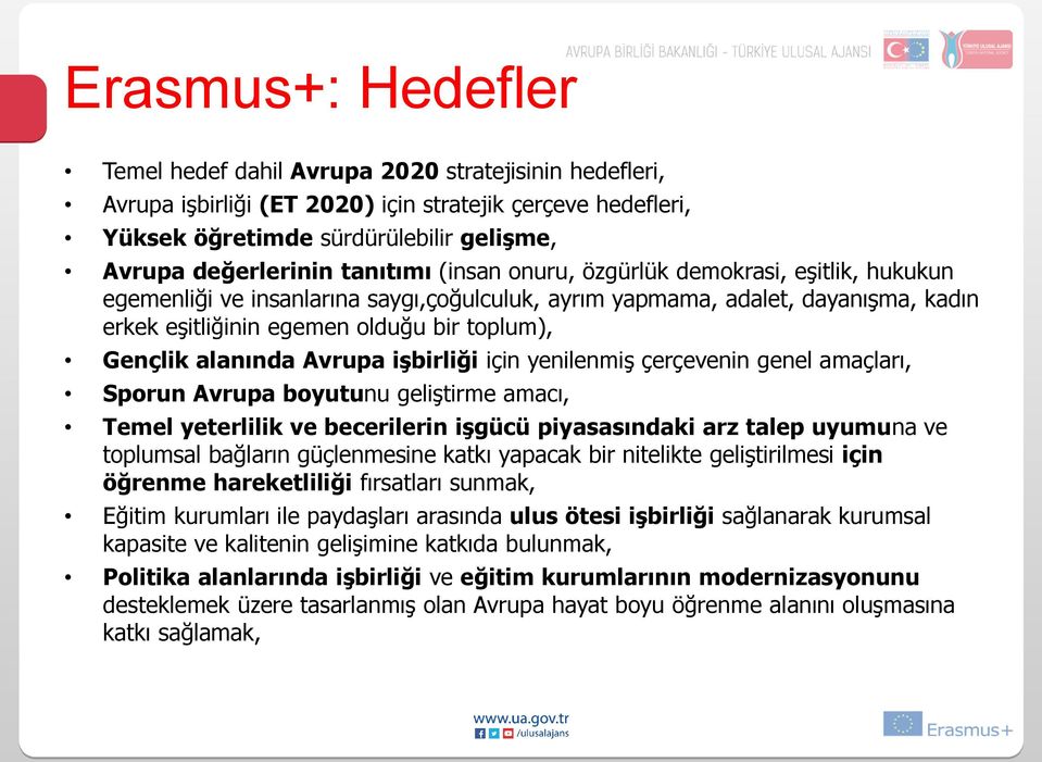 alanında Avrupa işbirliği için yenilenmiş çerçevenin genel amaçları, Sporun Avrupa boyutunu geliştirme amacı, Temel yeterlilik ve becerilerin işgücü piyasasındaki arz talep uyumuna ve toplumsal