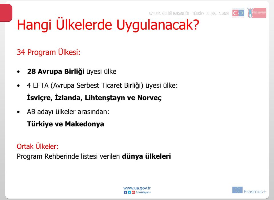 Ticaret Birliği) üyesi ülke: İsviçre, İzlanda, Lihtenştayn ve Norveç