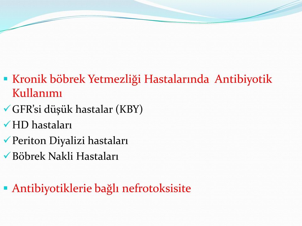 (KBY) HD hastaları Periton Diyalizi hastaları