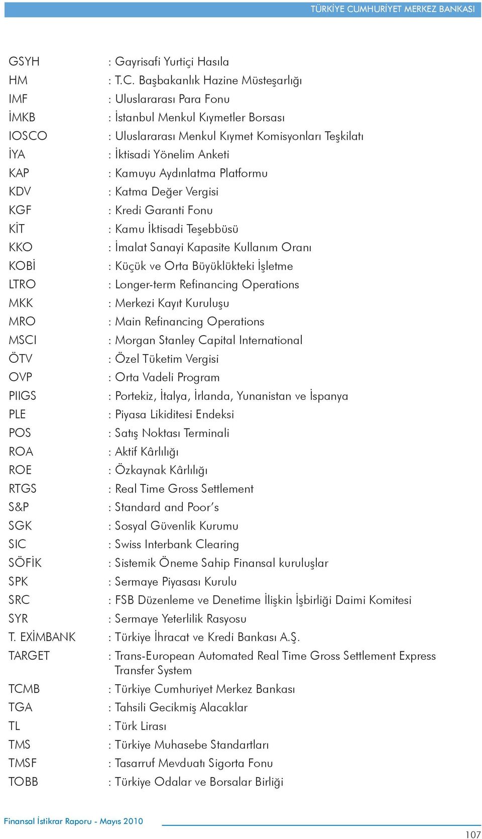 ÖTV OVP PIIGS PLE POS ROA ROE RTGS S&P SGK SIC 