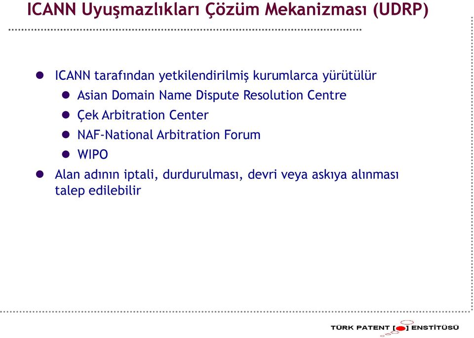 Resolution Centre Çek Arbitration Center NAF-National Arbitration