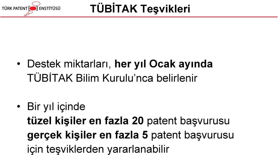 içinde tüzel kişiler en fazla 20 patent başvurusu gerçek