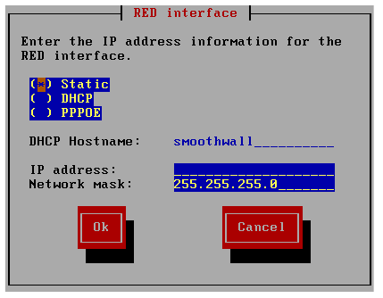 Static eğer interneti aldığınız hat sabit bir ipye sahipse, DHCP bir DHCP sunucudan internet için ip alıyorsanız (adsl modem gibi), PPPOE ise USB üzerinden