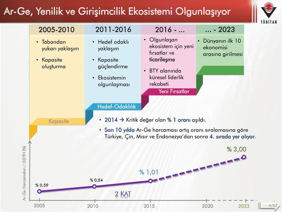 ticarileşme BTY alanında küresel liderlik rekabeti Yeni Fırsatlar.