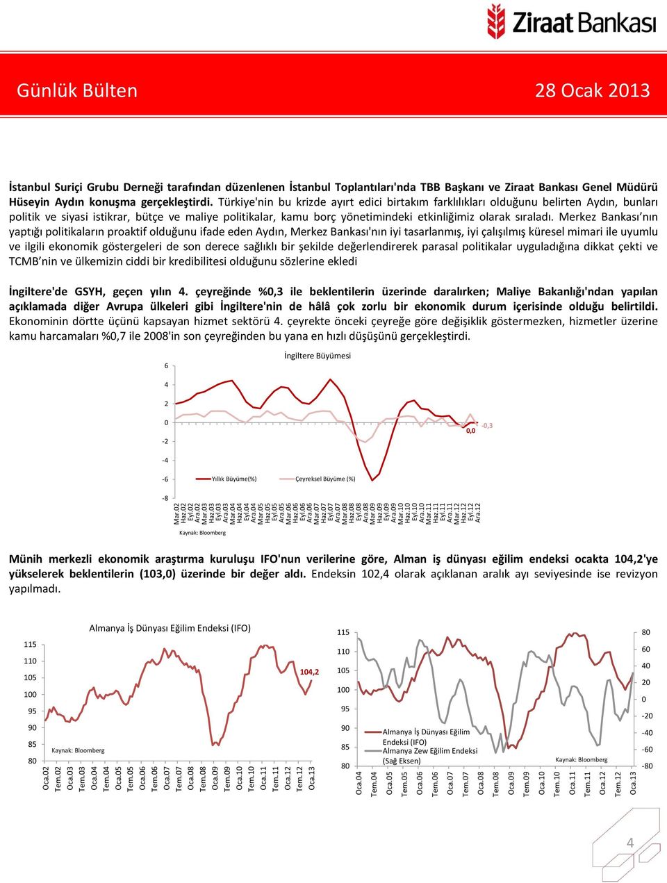 Türkiye'nin bu krizde ayırt edici birtakım farklılıkları olduğunu belirten Aydın, bunları politik ve siyasi istikrar, bütçe ve maliye politikalar, kamu borç yönetimindeki etkinliğimiz olarak sıraladı.