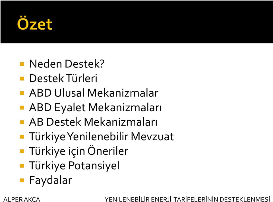 Eyalet Mekanizmaları AB Destek Mekanizmaları