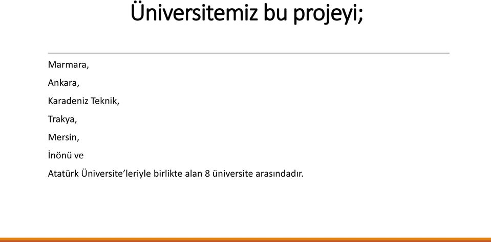 Mersin, İnönü ve Atatürk Üniversite