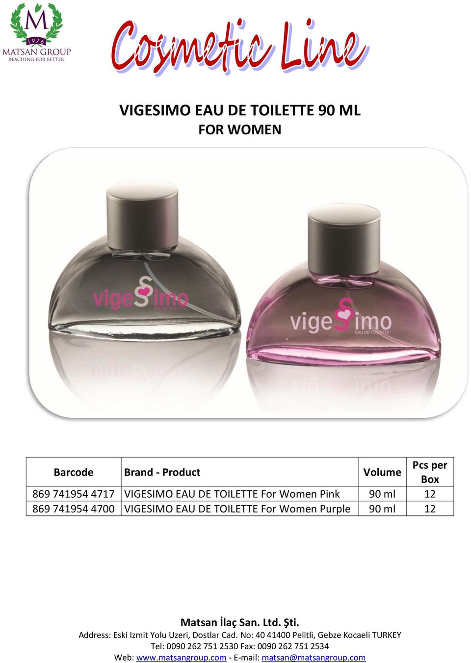 For Women Pink 90 ml 12 869 741954 4700