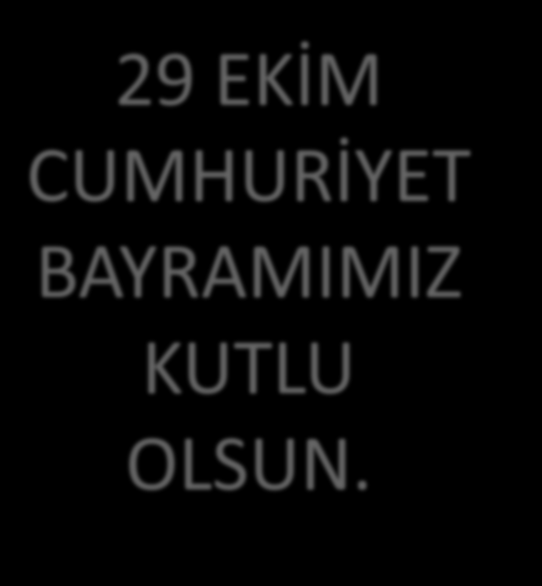 29 EKİM