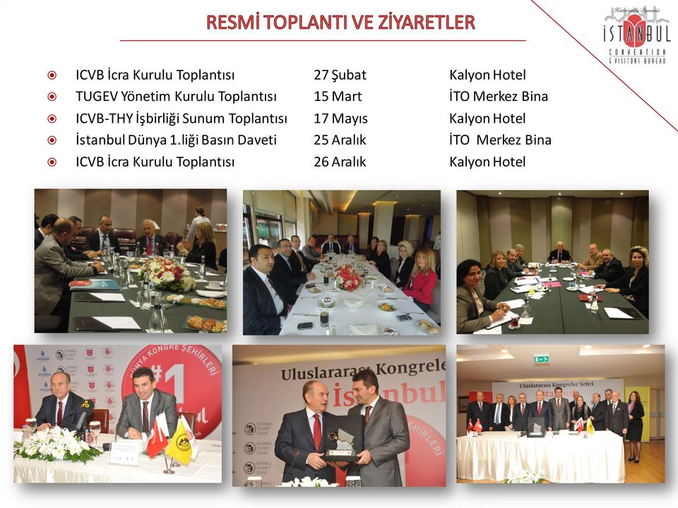 Toplantısı 17 Mayıs Kalyon Hotel İstanbul Dünya 1.