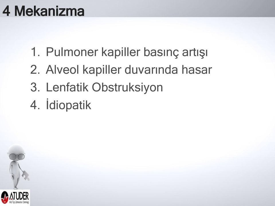 artışı Alveol kapiller