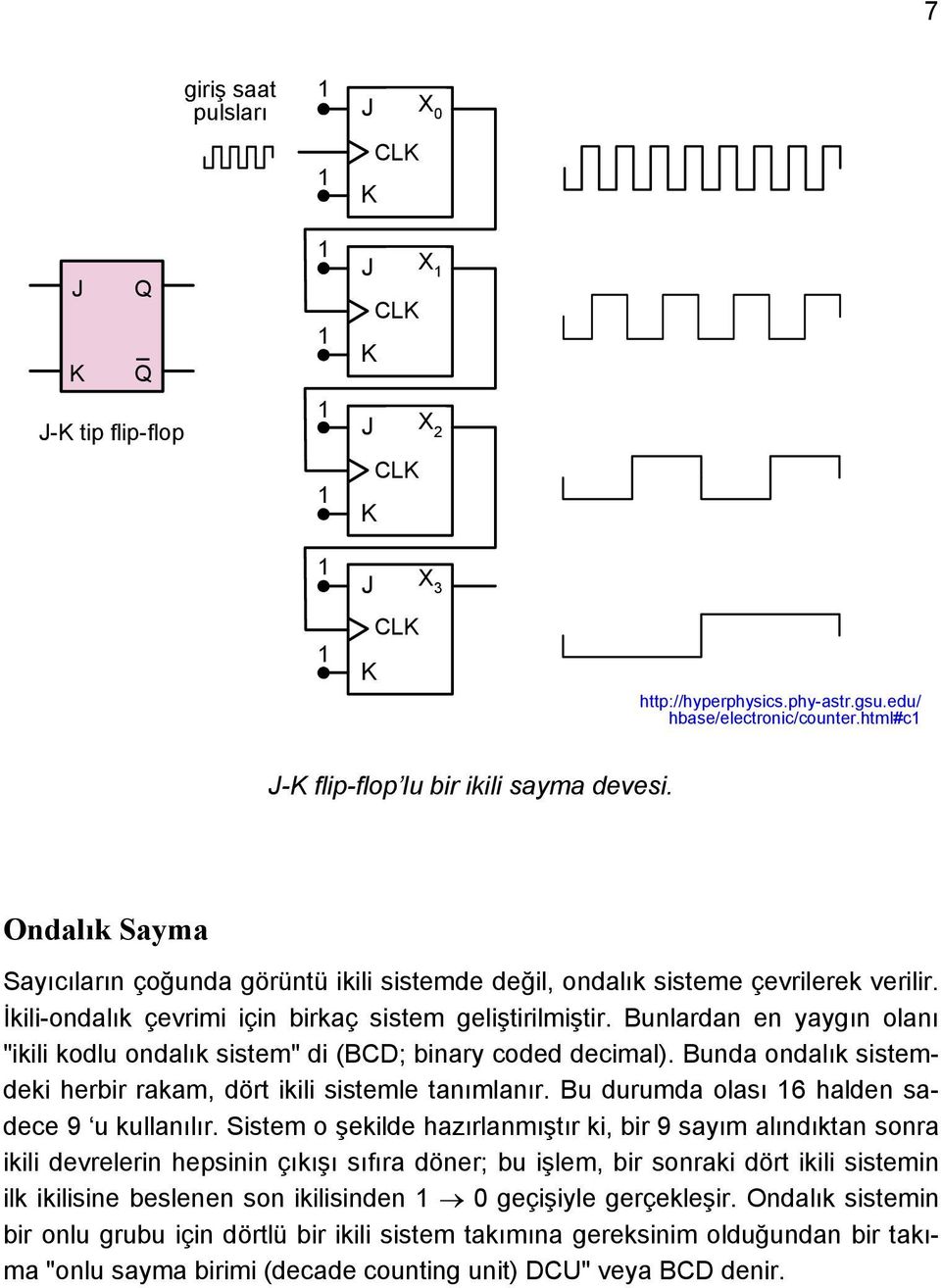 Bunlardan en yaygın olanı "ikili kodlu ondalık sistem" di (BCD; binary coded decimal). Bunda ondalık sistemdeki herbir rakam, dört ikili sistemle tanımlanır.