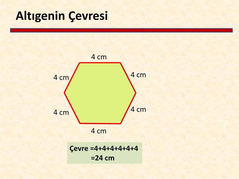 cm 4 cm 4 cm Çevre